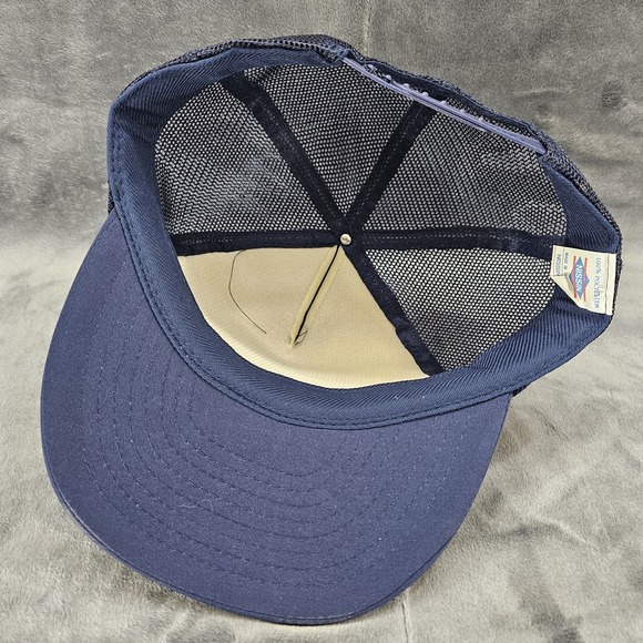Vintage Bailey Ford Sales Batesville AR Trucker Hat Navy Blue Mesh Snapback Cap - Picture 9 of 11